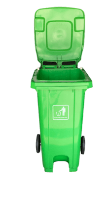 Heavy Duty Trash Bin 120 Litre with Pedal & Wheels