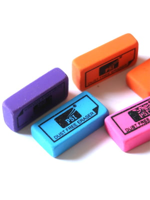 PSI Colored Eraser  Dust Free