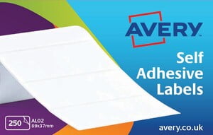 Avery address label roll 89x37mm White (AL02)