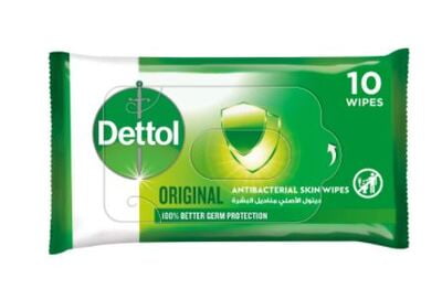 Dettol Original Antibacterial Skin Wipes 10pcs/Pkt