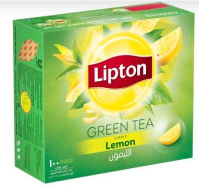 Lipton Green Tea Lemon 100bags/pkt