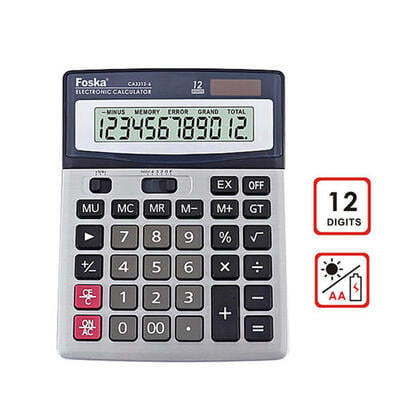 Foska Calculator 12-Digits (CA3312-6)