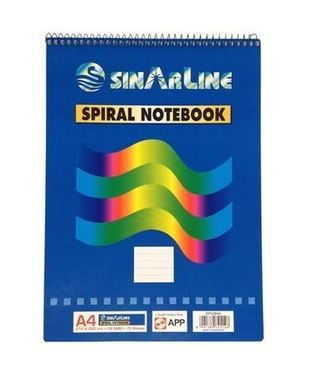 Sinarline Spiral Notebook A4 (Top Spiral)